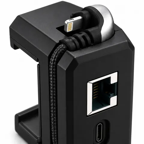 Adapter Lightning RJ45 Ethernet za iPhone z držalom — slika 4