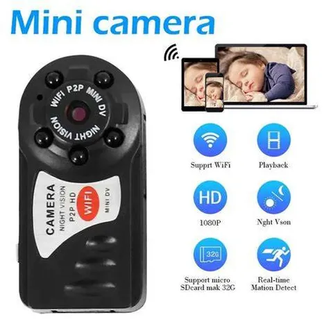 Mini WiFi IP kamera SPY vohunska brezžična varnostna