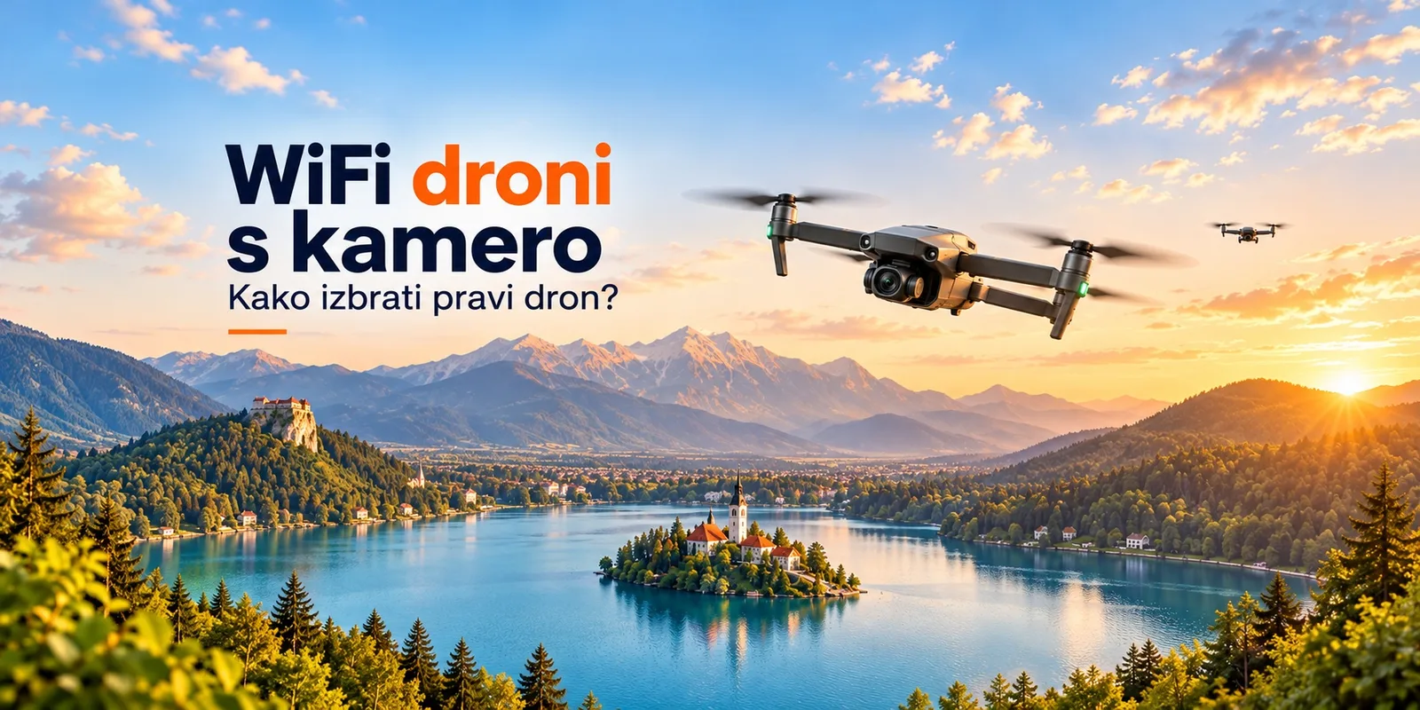 Droni s kamero – kateri dron kupiti? WiFi, 4K in GPS droni