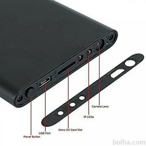 Powerbank 5000 mAh s skrito Full HD IR kamero — slika 4