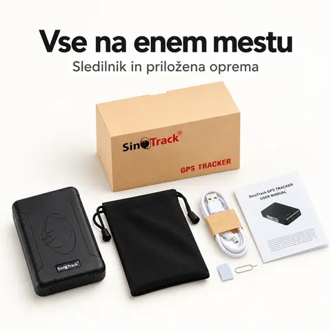 Profesionalni GPS sledilnik SinoTrack, sledenje v živo, 10000 mAh — slika 4