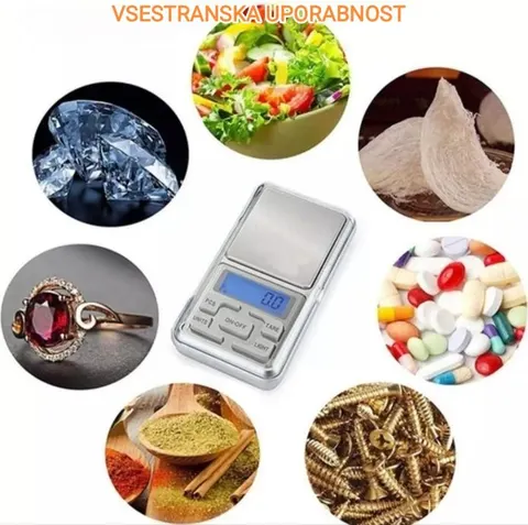 Mini žepna digitalna tehtnica 500g/0.01g