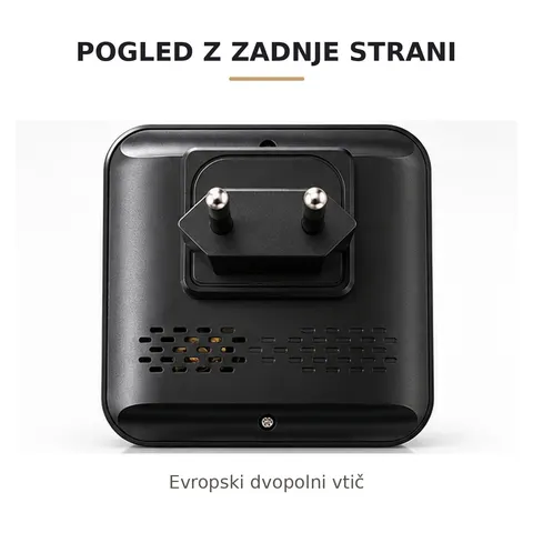 Brezžični sprejemnik za hišni zvonec, združljiv z RF in video zvonci — slika 3