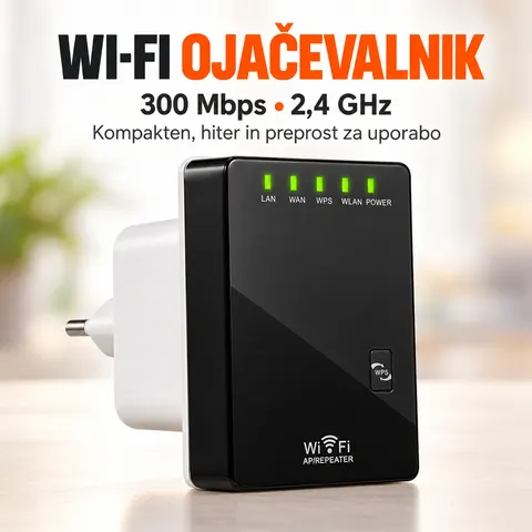 Wi-Fi ojačevalnik signala 300 Mbps — slika 1