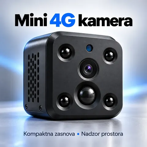 Pametna mini kamera na baterije 4G