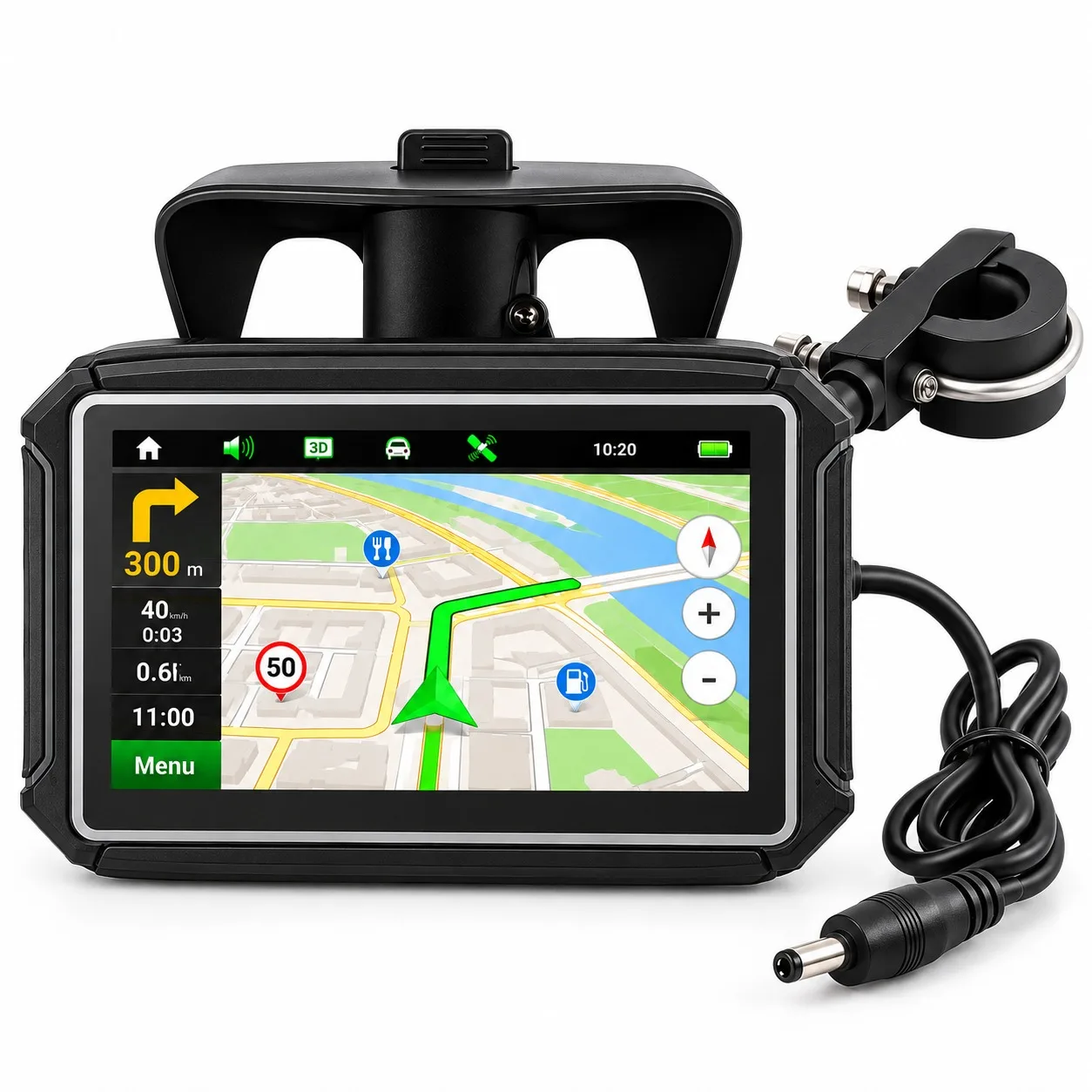 Motoristična GPS navigacija Easy Drive Easy Go 4,3″- vodoodporna, Bluetooth, iGO