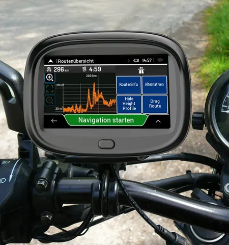 Motoristična GPS navigacija za motocikliste in motoriste