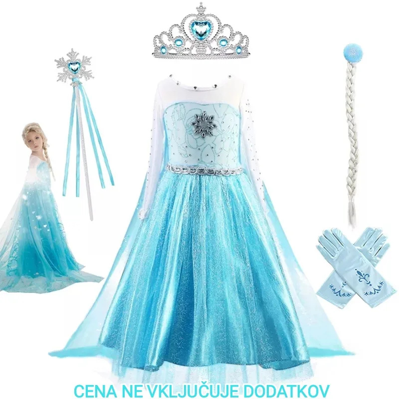 Pustni kostum ledena princesa Elza