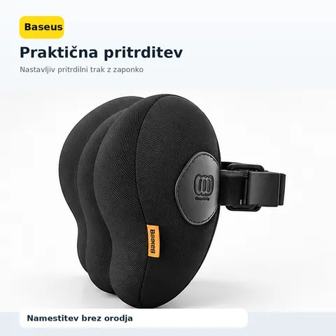 Hladilna blazina za avto, ergonomski vzglavnik za vrat Baseus — slika 4