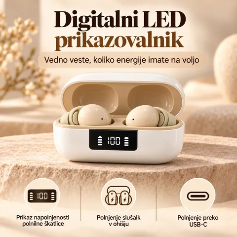 Mini nevidne Bluetooth slušalke — slika 3