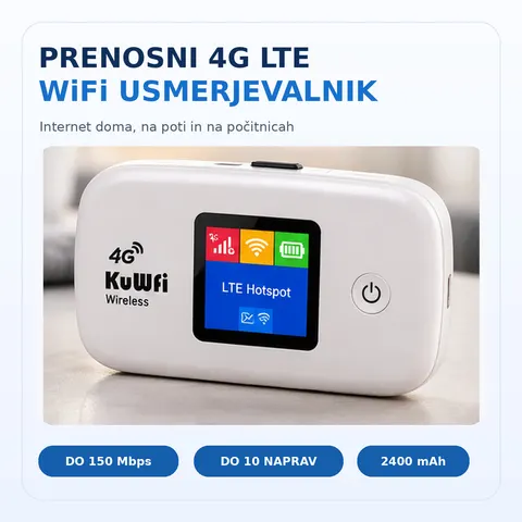 Prenosni 4G LTE WiFi usmerjevalnik s SIM kartico — slika 4