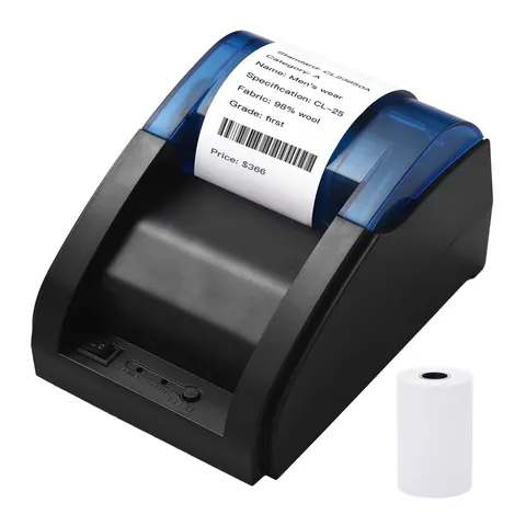 POS tiskalnik, printer računov Bluetooth, 58 mm — slika 1