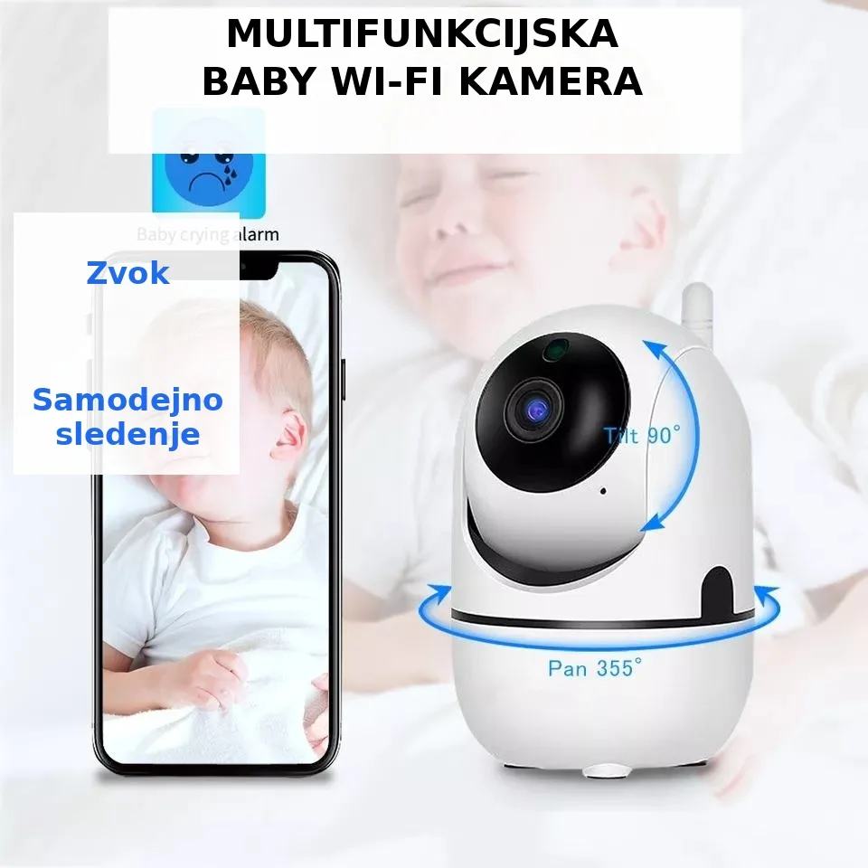 Elektronska otroška varuška baby WiFi kamera