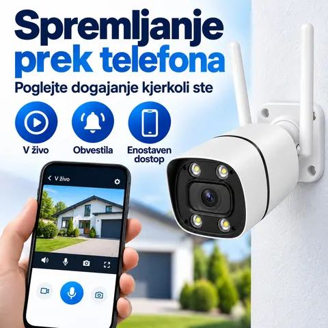 Zunanja Wi-Fi nadzorna kamera 3 MP — slika 3