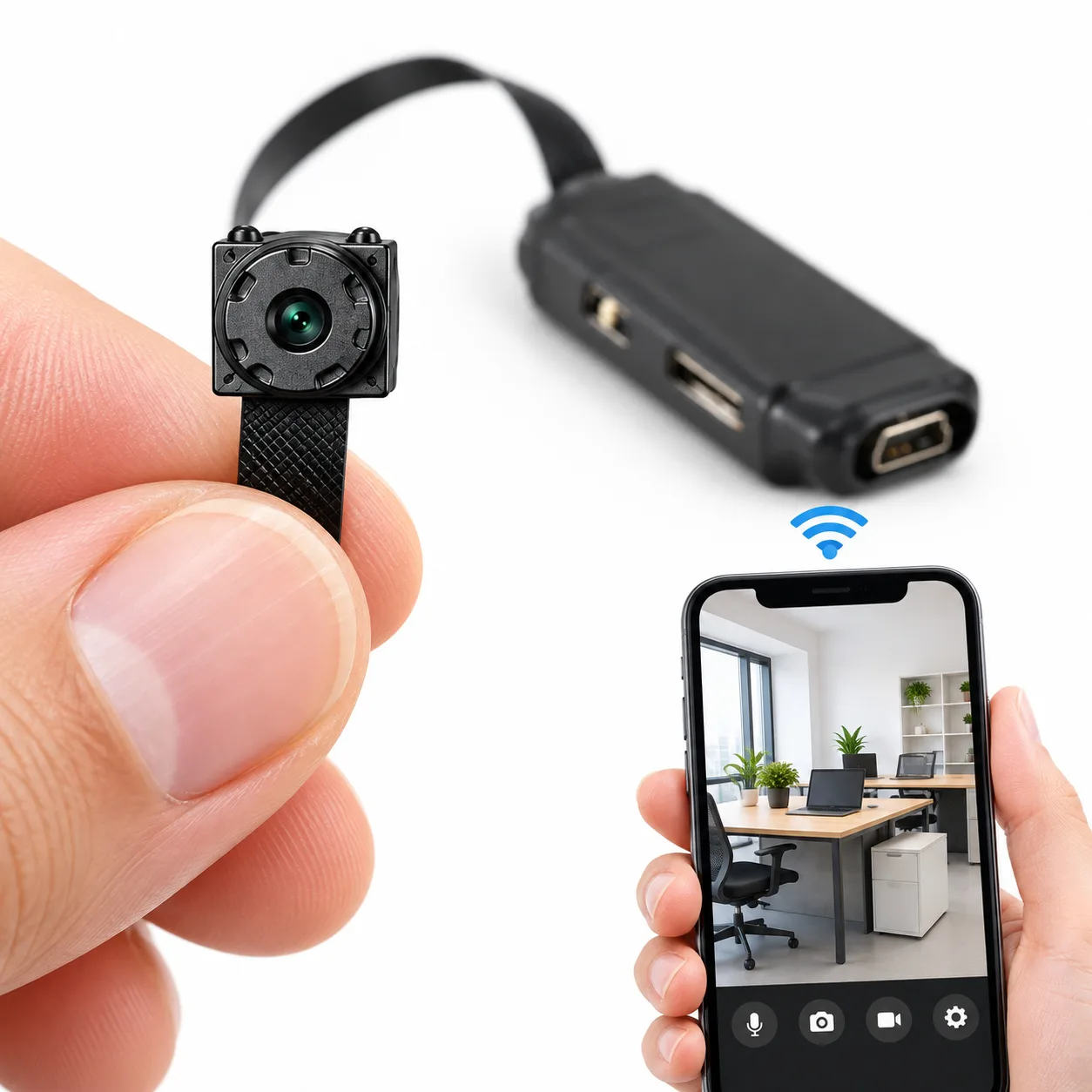 WiFi kamera WiFi IP Pinhole mini SPY brezžična