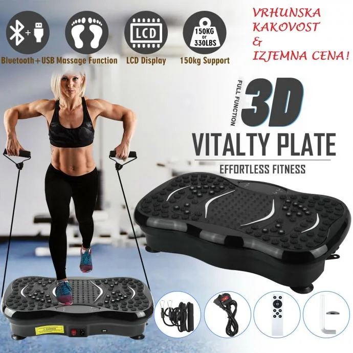 Vibracijska fitnes plošča za hujšanje
