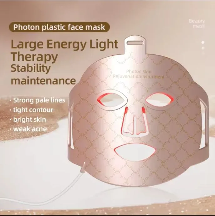 LED fotonska maska za obraz – inovativna svetlobna terapija za kožo