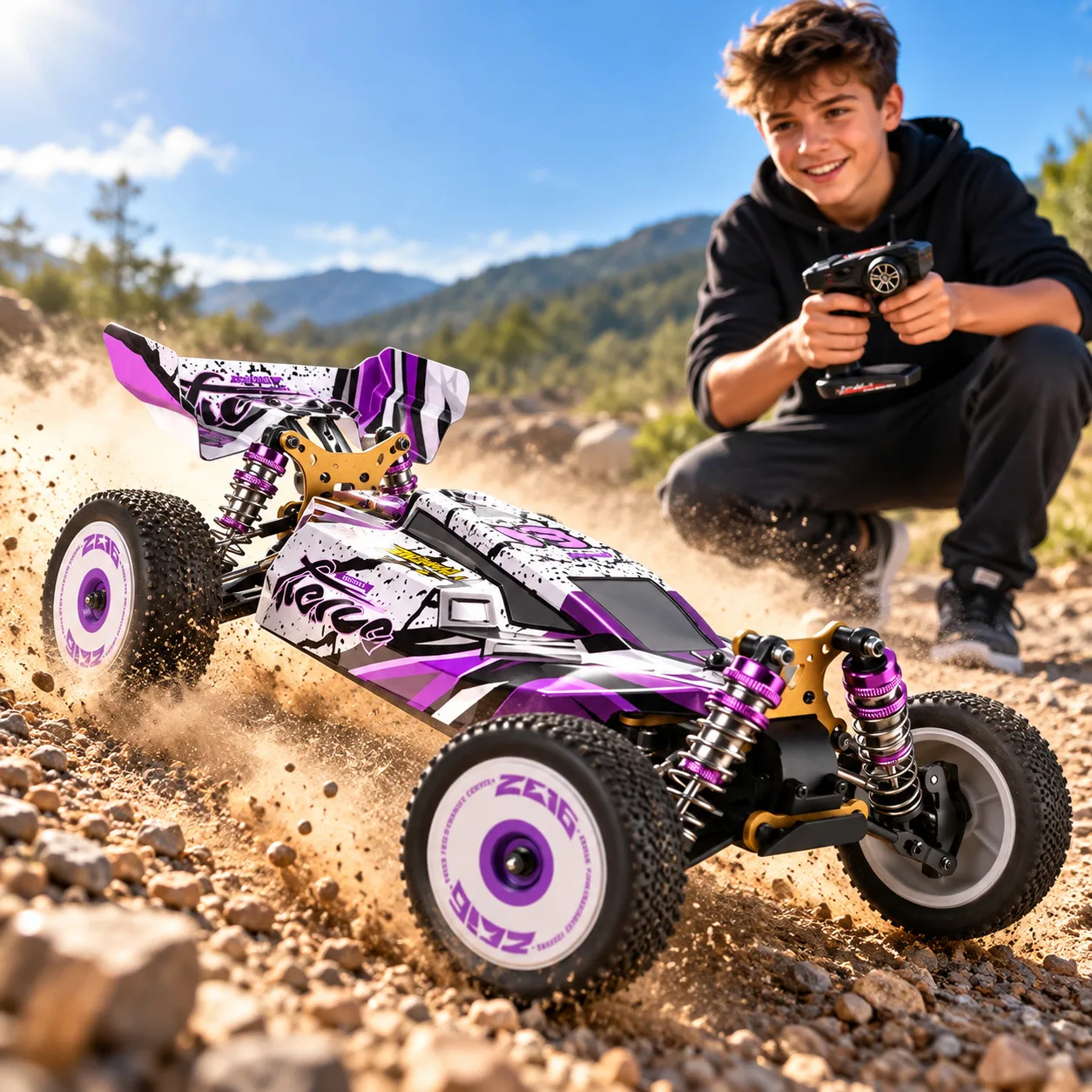 RC avto na daljinsko vodenje 1:12 4WD, 55 km/h, 2,4 GHz