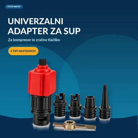 Univerzalni adapter za SUP, 4 nastavki — slika 2