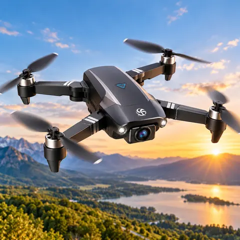 Zložljiv dron na daljinsko upravljanje s torbo in dodatki
