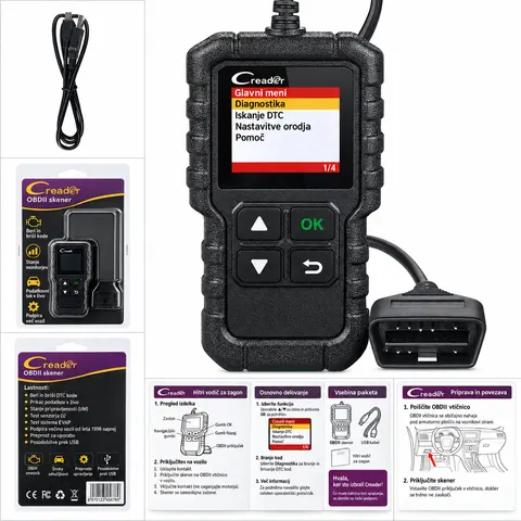 Diagnostični tester za avtomobile OBD2 Launch Creader