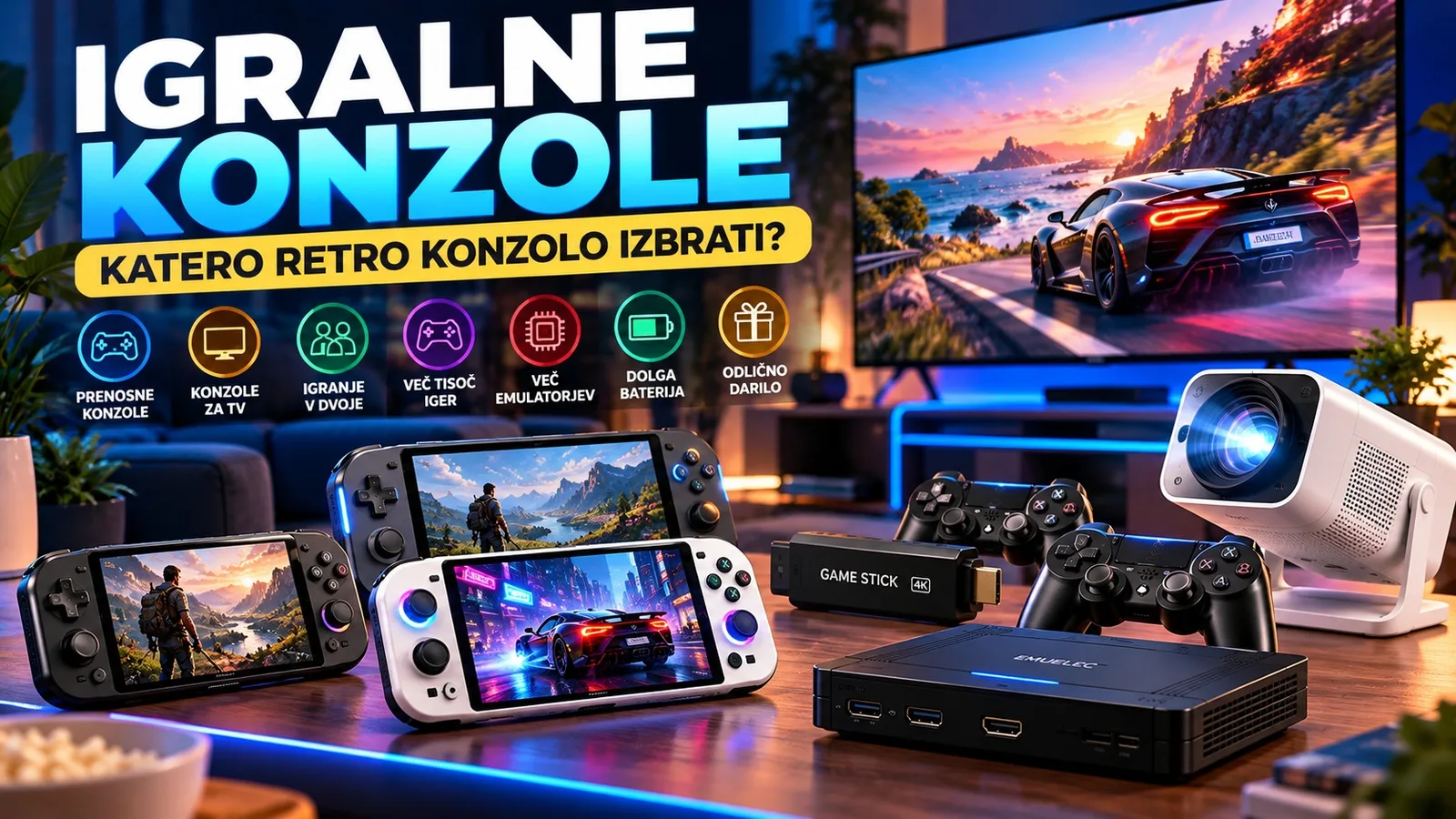 Igralne konzole – katero retro igralno konzolo izbrati?
