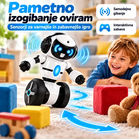 Pametni interaktivni robot z WiFi kamero, aplikacijo in 4 načini delovanja — slika 4