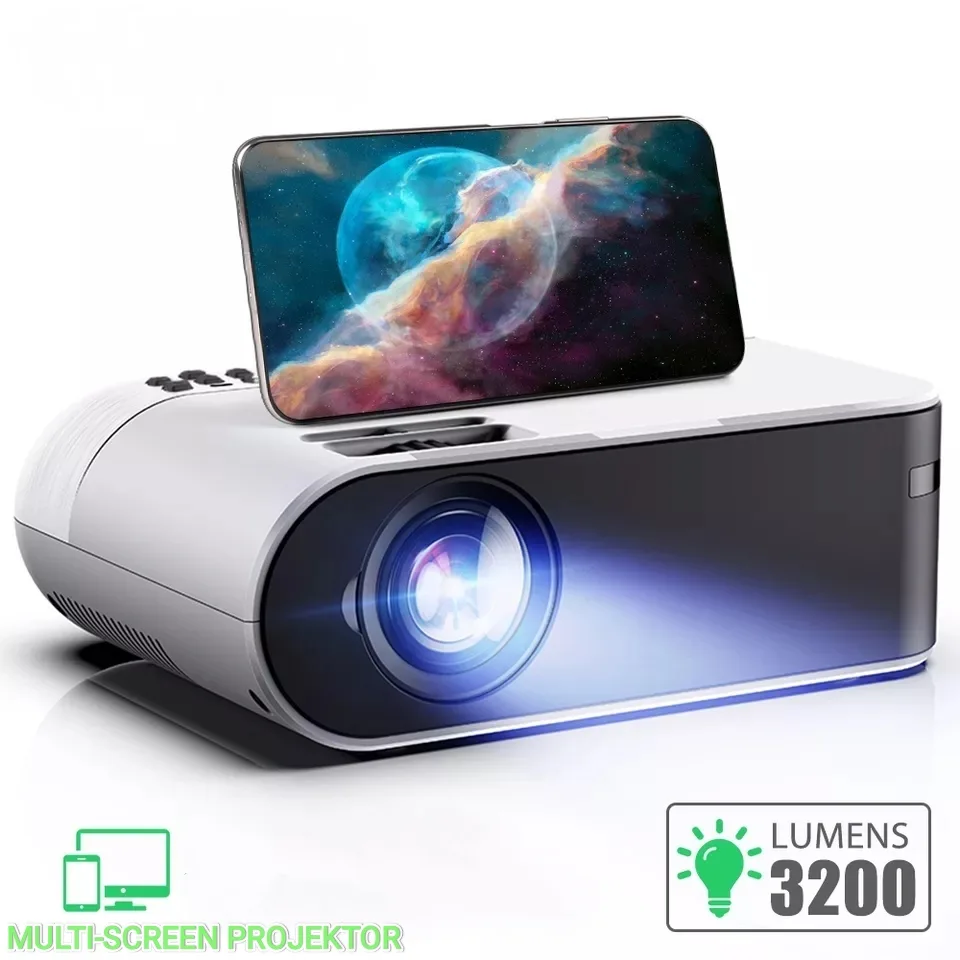LED WiFi projektor MultiScreen BEAMER – Euro 2024