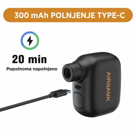 Električna mini tlačilka za kolo Airbank 100 PSI