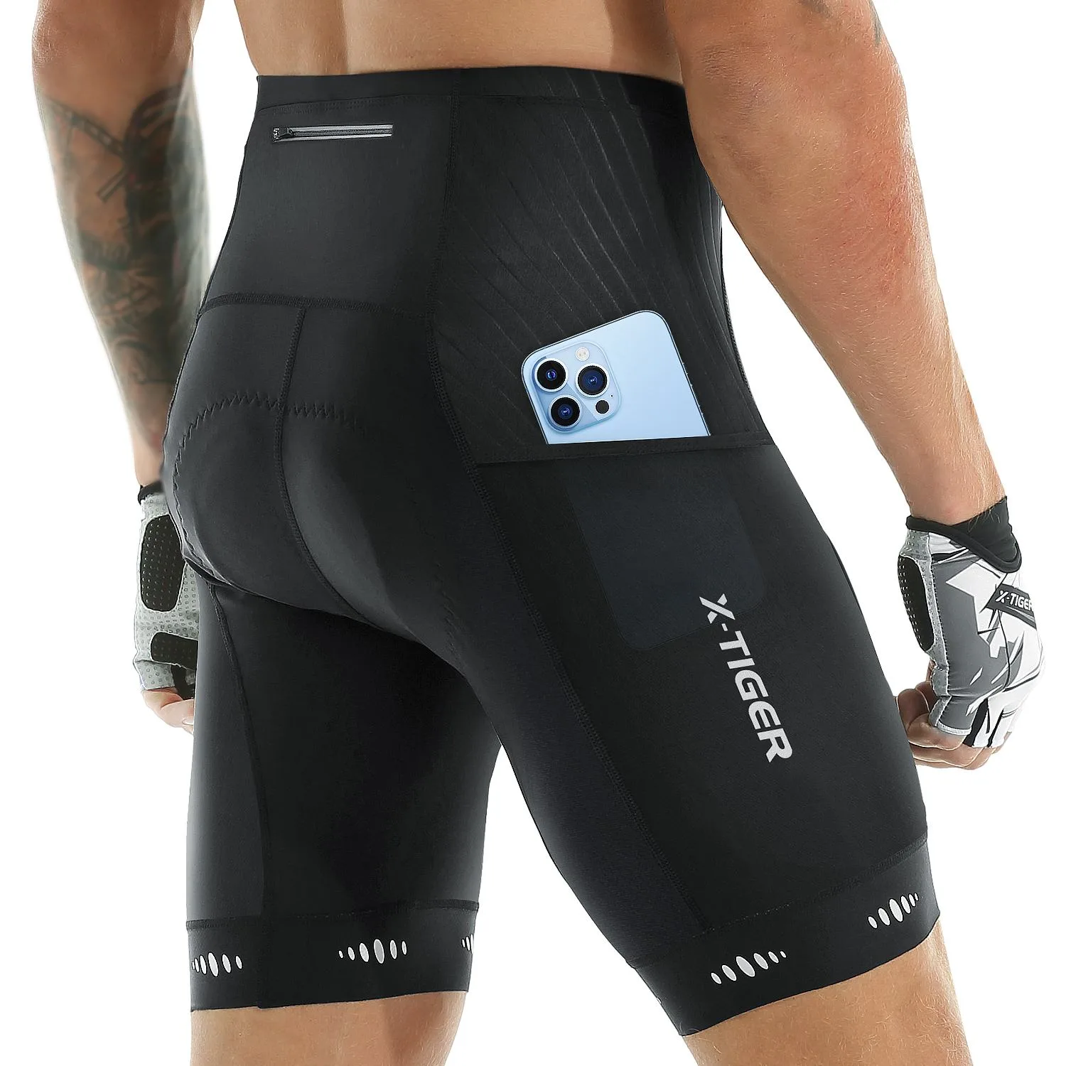Vrhunske unisex kolesarske hlače s 5D gel podlogo