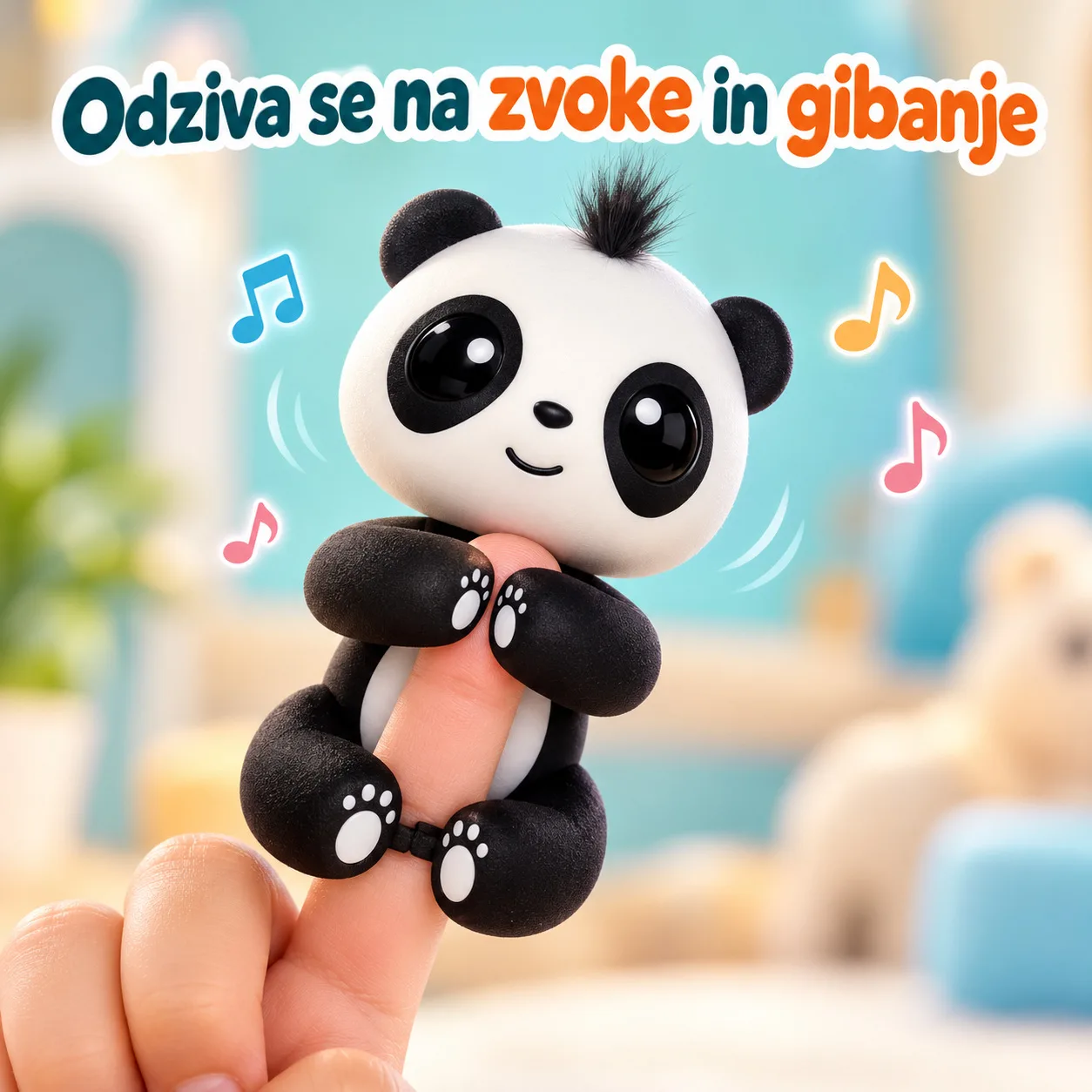 Interaktivna panda za na prst, elektronska igrača