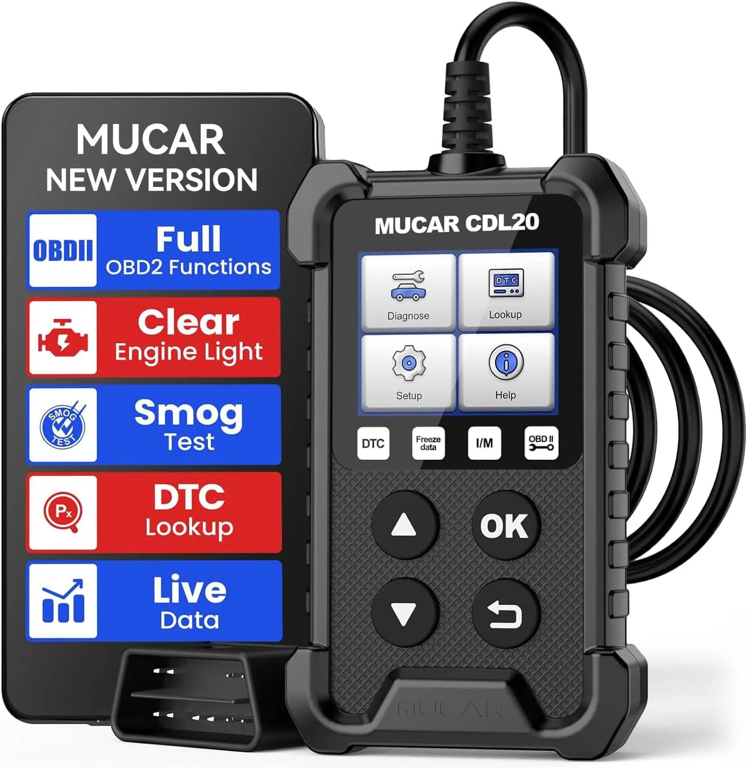 Univerzalni OBD2 diagnostični avtotester za hitro diagnostiko vozila Mucar