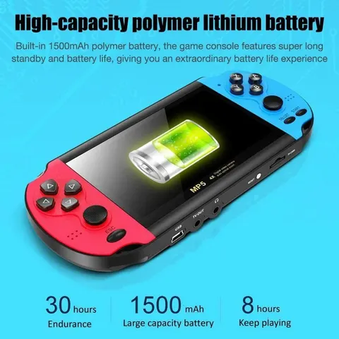 Prenosna igralna konzola 4,3″, retro igre, 8 GB — slika 4