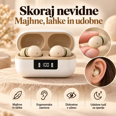 Mini nevidne Bluetooth slušalke — slika 2
