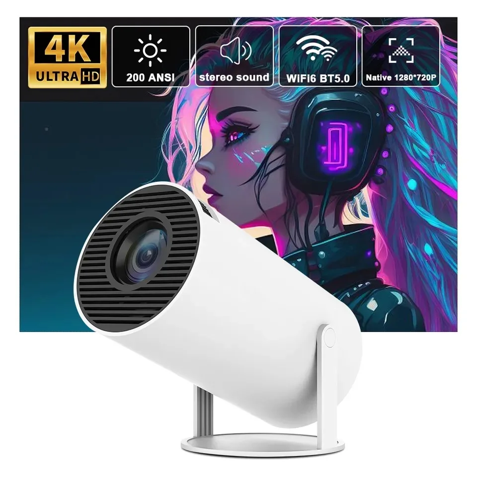 Pametni LED projektor WiFi SMART Android full HD 4K