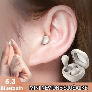 Mini brezžične (Bluetooth) skrite nevidne slušalke
