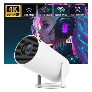 Pametni LED projektor WiFi SMART Android full HD 4K