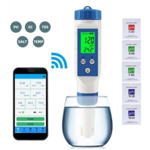 BLUETOOTH pH meter digitalni TDS EC merilec