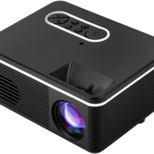 Prenosni mini projektor – 80 lumnov, HDMI/USB, podpora 1080P, črn