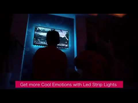 LED trak 12 m RGB z daljincem in napajalnikom za dekoracijo doma
